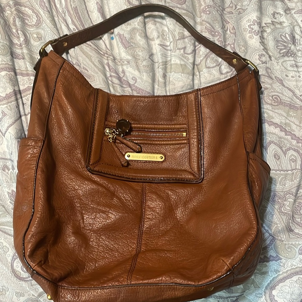 Leather hand bag/Juicy Couture